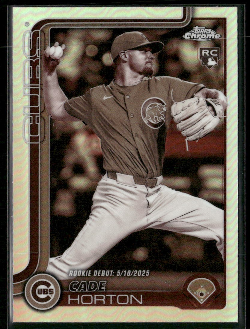 2025 Topps Update Chrome - Sepia Refractor - Cade Horton #USC102 (RC)