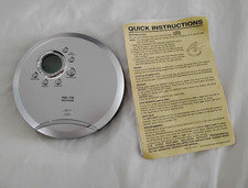 Durabrand CD-916 Discman AM/FM CD Player 60s Anti-Skip Digital Silver/Black