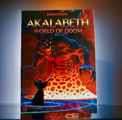 Intellivision Ultima RPG Akalabeth World Of Doom CIB With CD Soundtrack&POSTER!