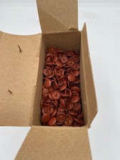 Vintage Upholstery Tacks Rust Color Painted Nails 1/2" Dia. 1000 Nails Handy
