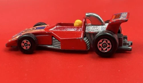 Vintage 1975 Matchbox Lesney Superfast No. 36 Formula 5000 #3 Red Car England