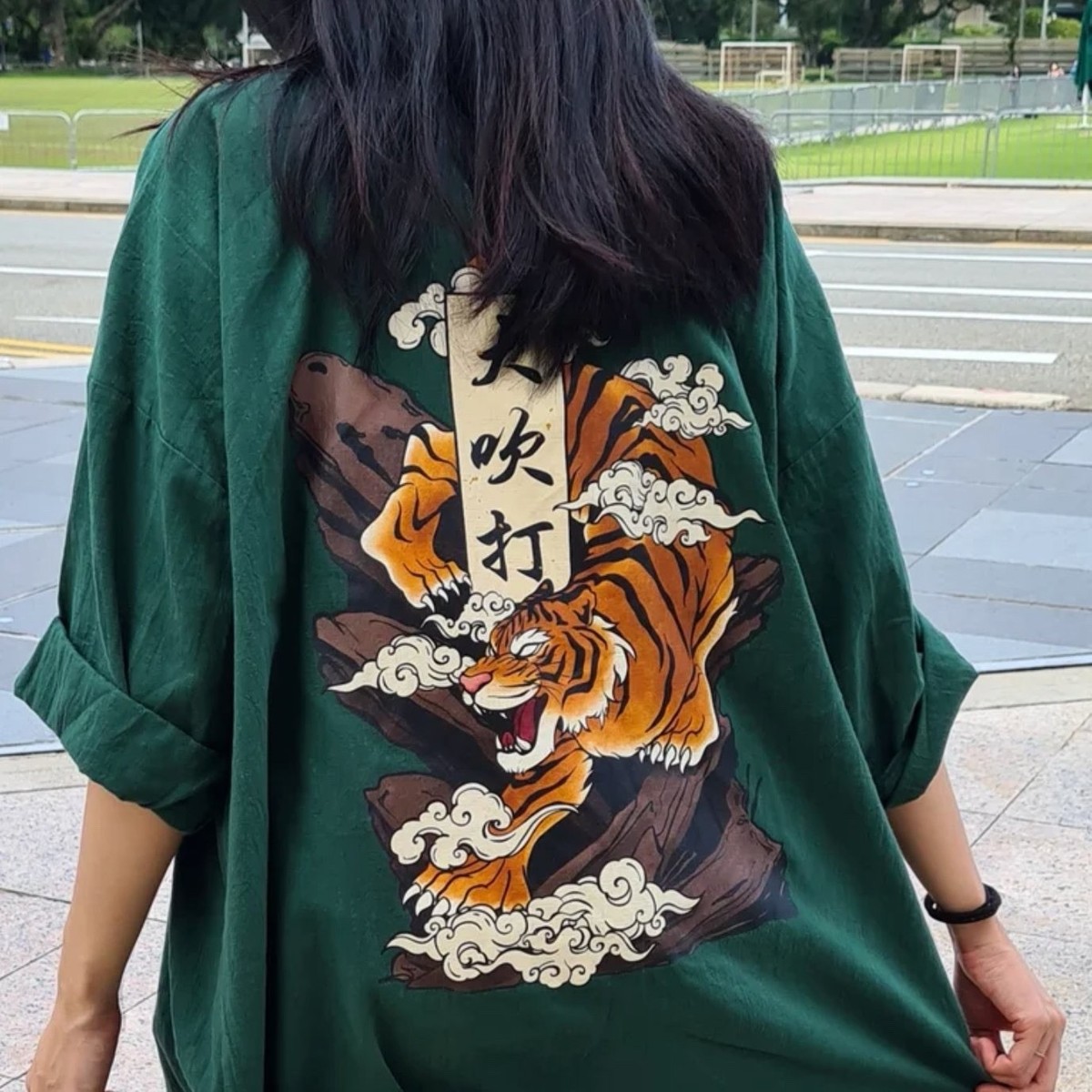 BTS YOONGI SUGA DAECHWITA D2 GREEN HANBOK TIGER FANMADE US KPOP D
