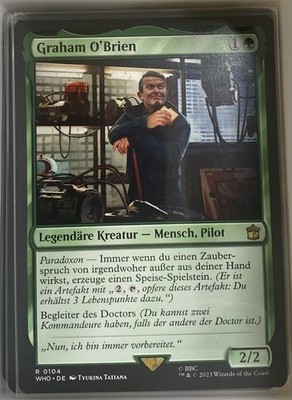 Graham O'Brien 104 Doctor Who WHO MTG deu.