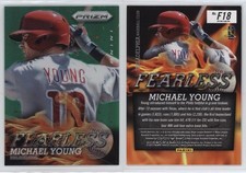2013 Panini Prizm Fearless Retail Green Prizm Michael Young #F18
