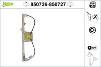 Valeo Fensterheber 850726 FüR CitroËN Fiat Peugeot Nemo Fiorino Qubo Jumpy Power