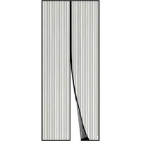 Fliegengitter Magnet 100X220 Cm Schwarz Apalus Insektenschutz TüR Klebemontage