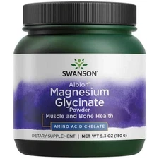 SWANSON Albion Chelated Magnesium Glycinate Powder (Magnesium) 150g