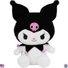 Juju 28" Black Kawaii Plush - Adorable Big Cute Stuffed Animal Toy Companion