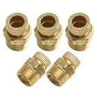 Silent Operating Copper Screw Valve for Efficient Water Drainage Essential 5pcs