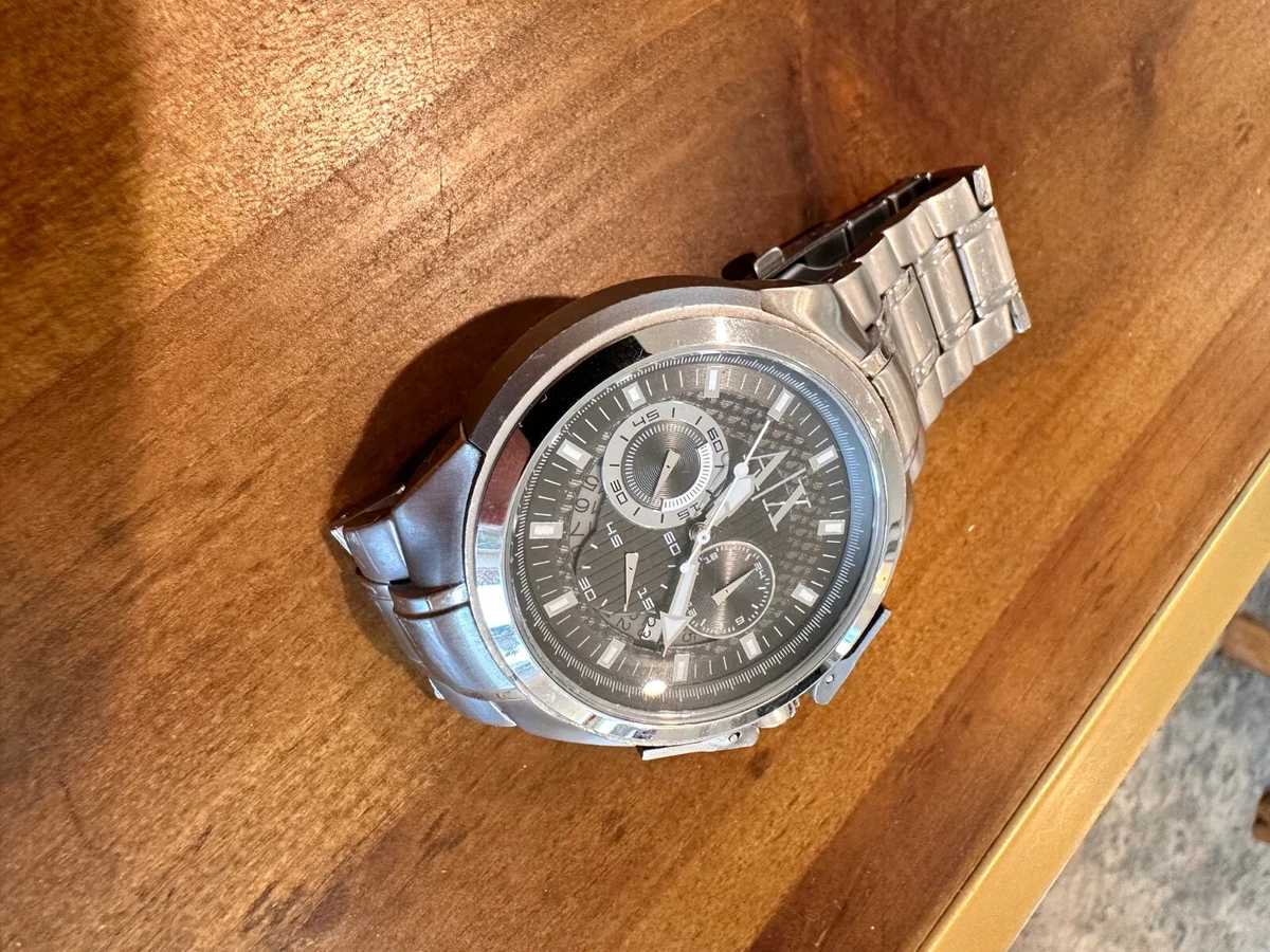 armani exchange watch men AX1039 Stainless Steel