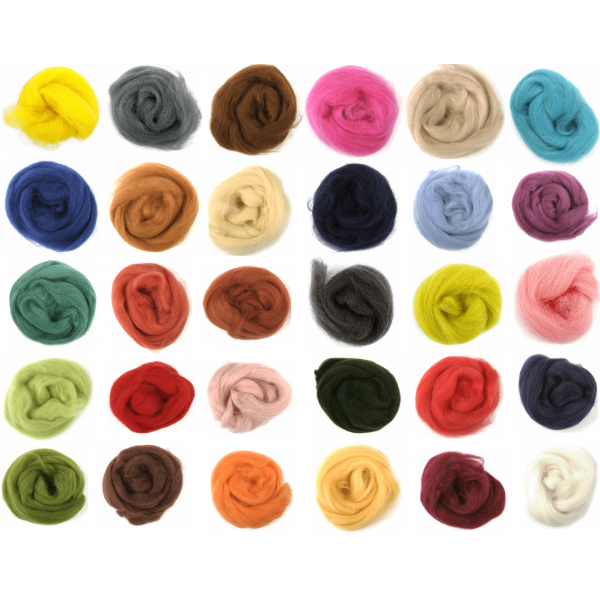 10g Shipping included 100% Natural Wool Roving Spinning Max 65% OFF Needle Sewing Felting Craf