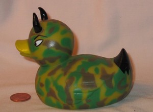 camouflage rubber duck