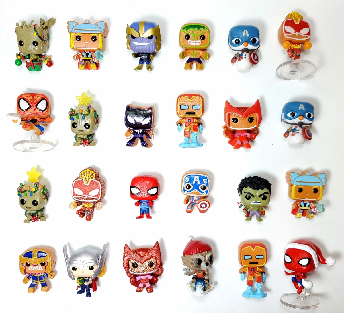 2022 Funko Marvel Advent Figures Mini Pocket POPs from Advent