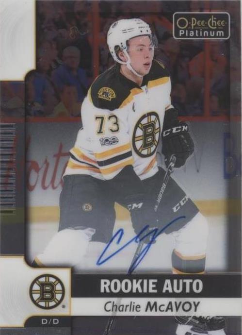 2017-18 O-Pee-Chee Platinum - Charlie McAvoy #R-CM - 1 of 1