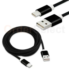 USB Type-C 10FT Braided Cable for LG Escape Plus/G5/G6/G6+/G7 ThinQ/G8 G8X ThinQ