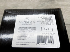 Signature Hardware SHDF130CP 3 1/2" Garbage Disposal Flange w/ Basket Strainer