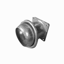 V-Teil mit Flansch und Spannring verzinkt Italienisches System 4" 5" 6" 8"