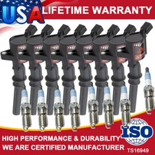 8 Ignition Coils & Spark Plug For Ford Crown Victoria Mercury Lincoln Town DG508