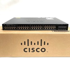 Image of Cisco WS-C3650-48FQM-L Catalyst Switch 48 Ports Network Switch