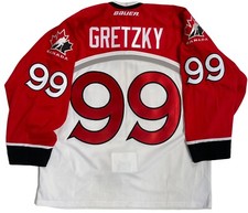 WAYNE GRETZKY 1998 NAGANO OLYMPICS TEAM CANADA BAUER JERSEY SIZE LARGE