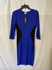 Yelete Bodycon Dresss Royal blue/ Black Size M