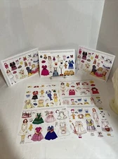 Lot Of 9 Paper Doll Cut Out Sheets - Peculiar Penelope- Mary Christmas- Uncut