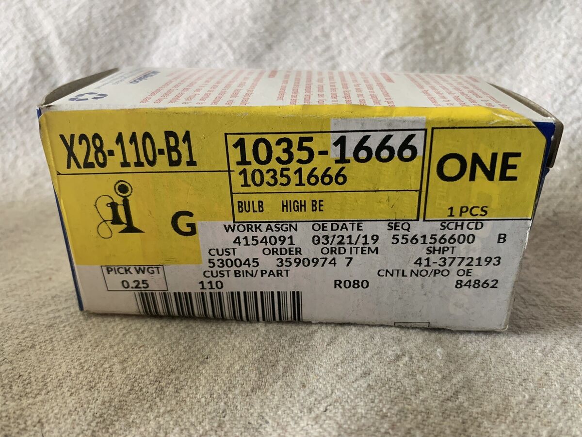 AC Delco GM# 10351666 OEM H9 Bulb New (c) | eBay AC Delco GM# 10351666 OEM H9 Bulb New (c) | eBay