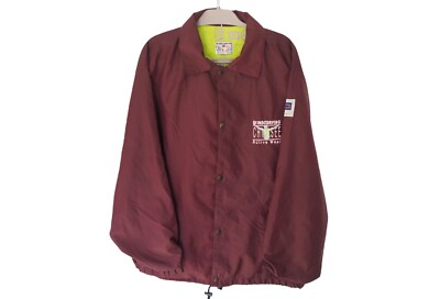 Vintage CHIEMSEE Windsurfing Jacket light wear Size XL oversize windbreaker red