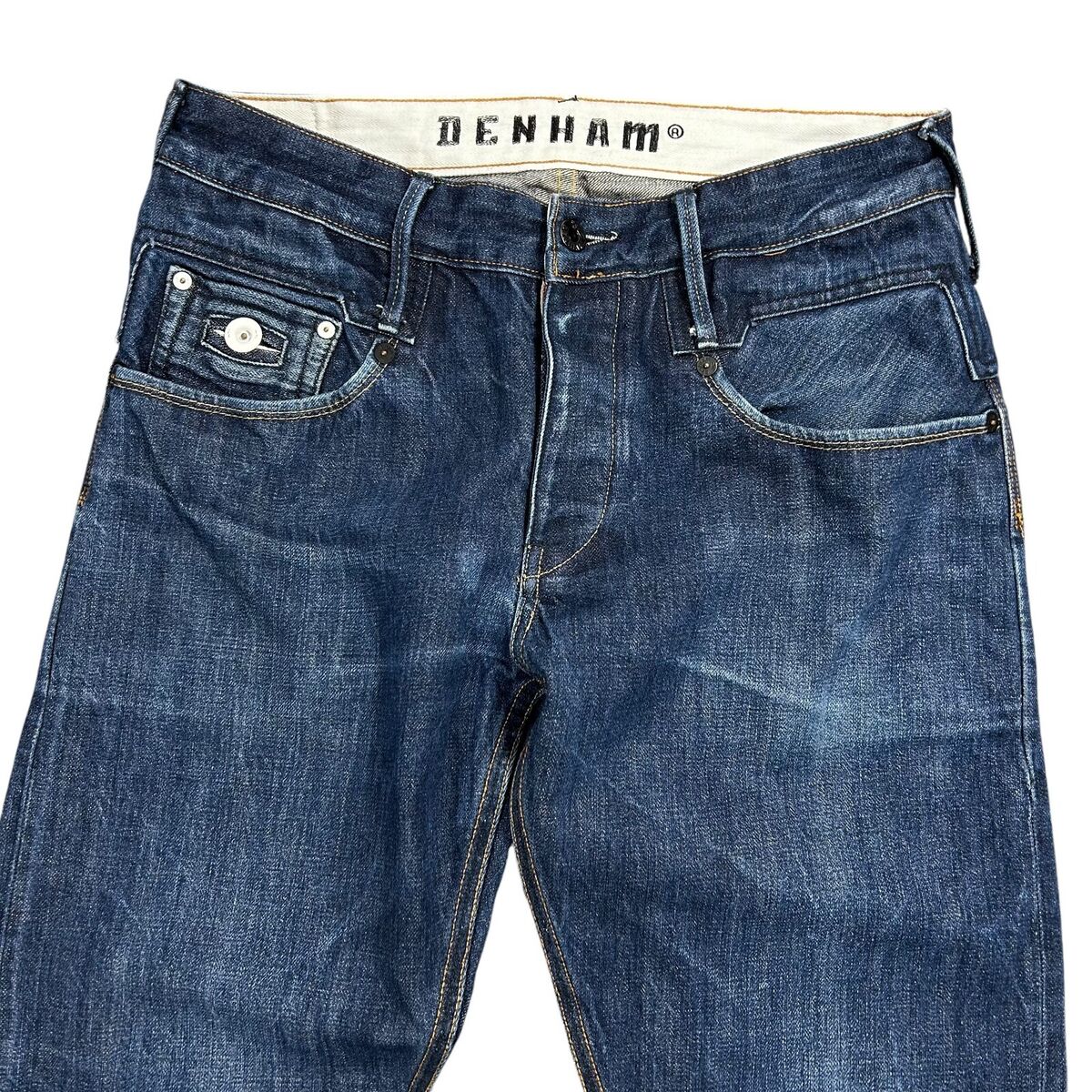 Denham Selvedge Skin Skinny Fit Raw Japanese Denim Jeans Denham Selvedge Skin Skinny Fit Raw Japanese Denim Jeans