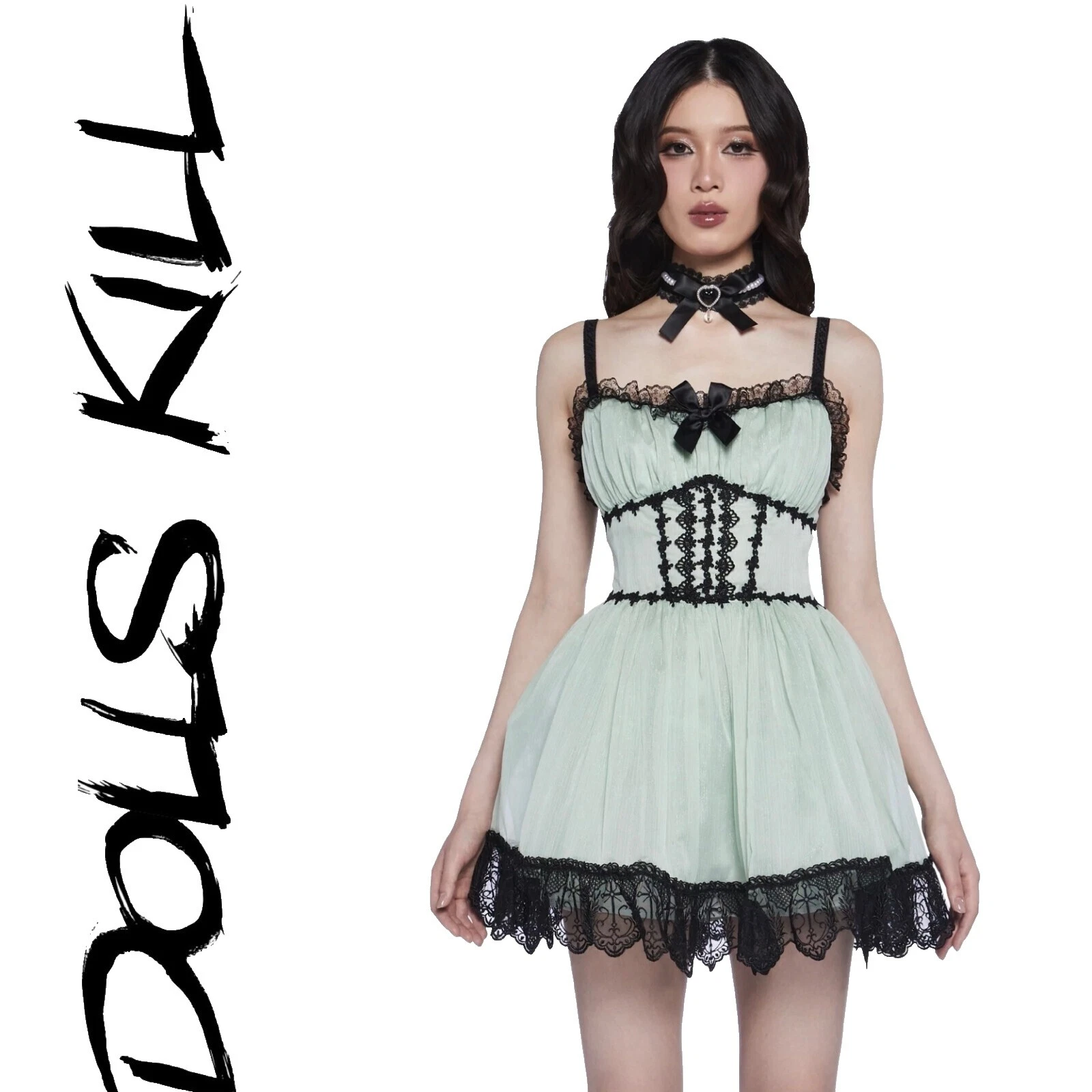 Vestidos de poliéster Punk para Mujeres