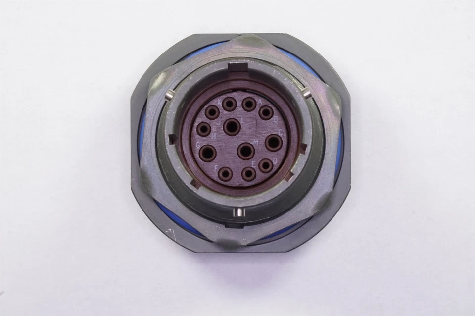 MS27468T15B97P Aero Jam Nut Receptacle w/ Contacts 12 Pos Female 15 Shell NOS - Image 4 of 4