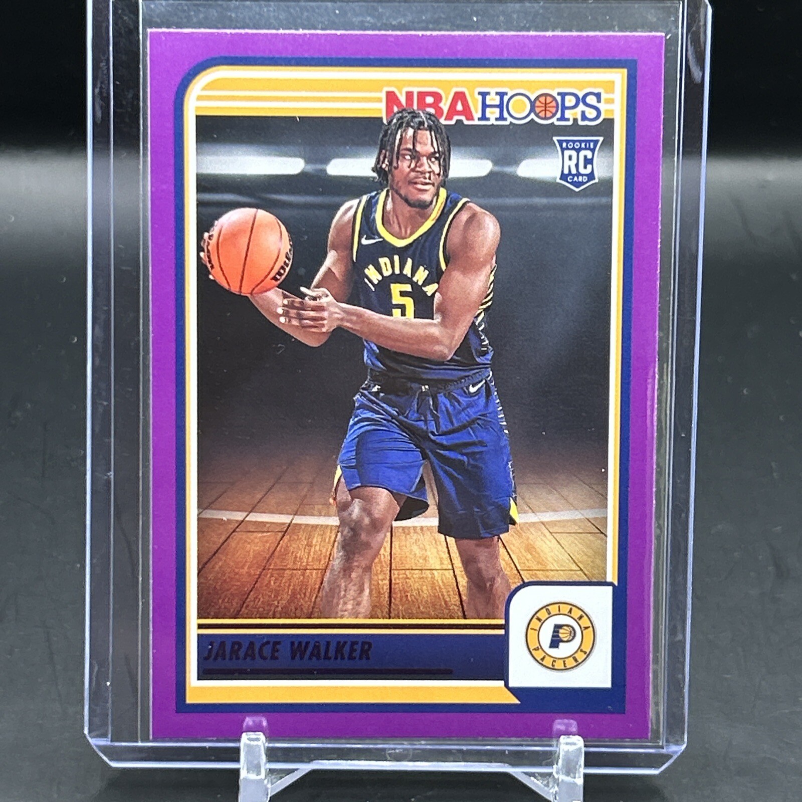 Jarace Walker 2023-24 NBA Hoops Purple Rookie RC #251 Pacers H1