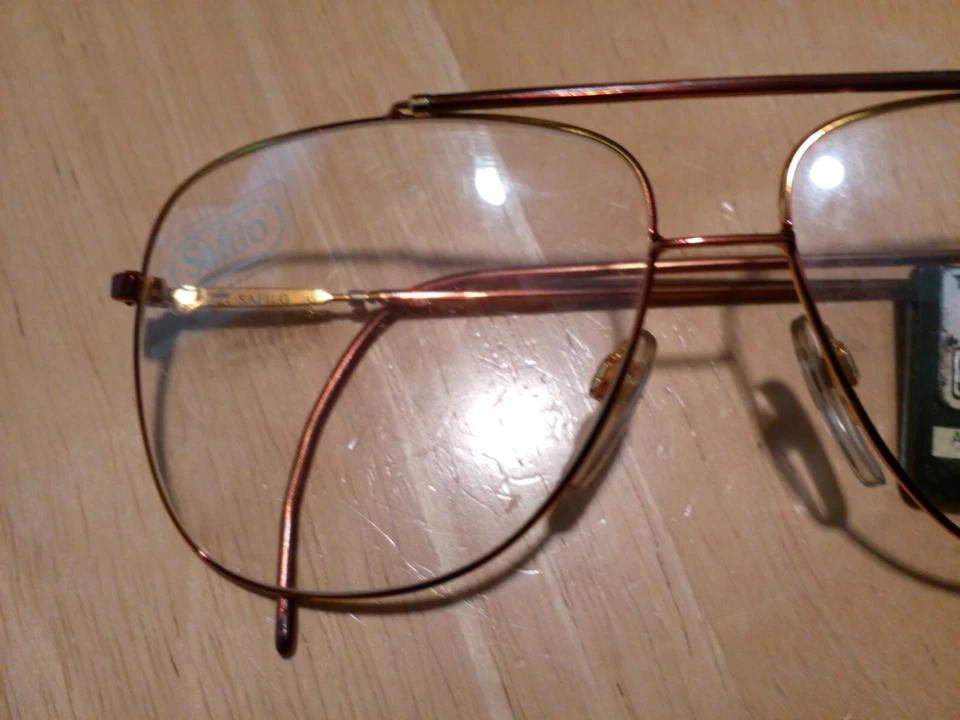 "NEW" SAFILO UFO Vintage 3105 Super Lite-Weight 03E 58-13 Aviator ITALY SALE! - Image 4 of 4