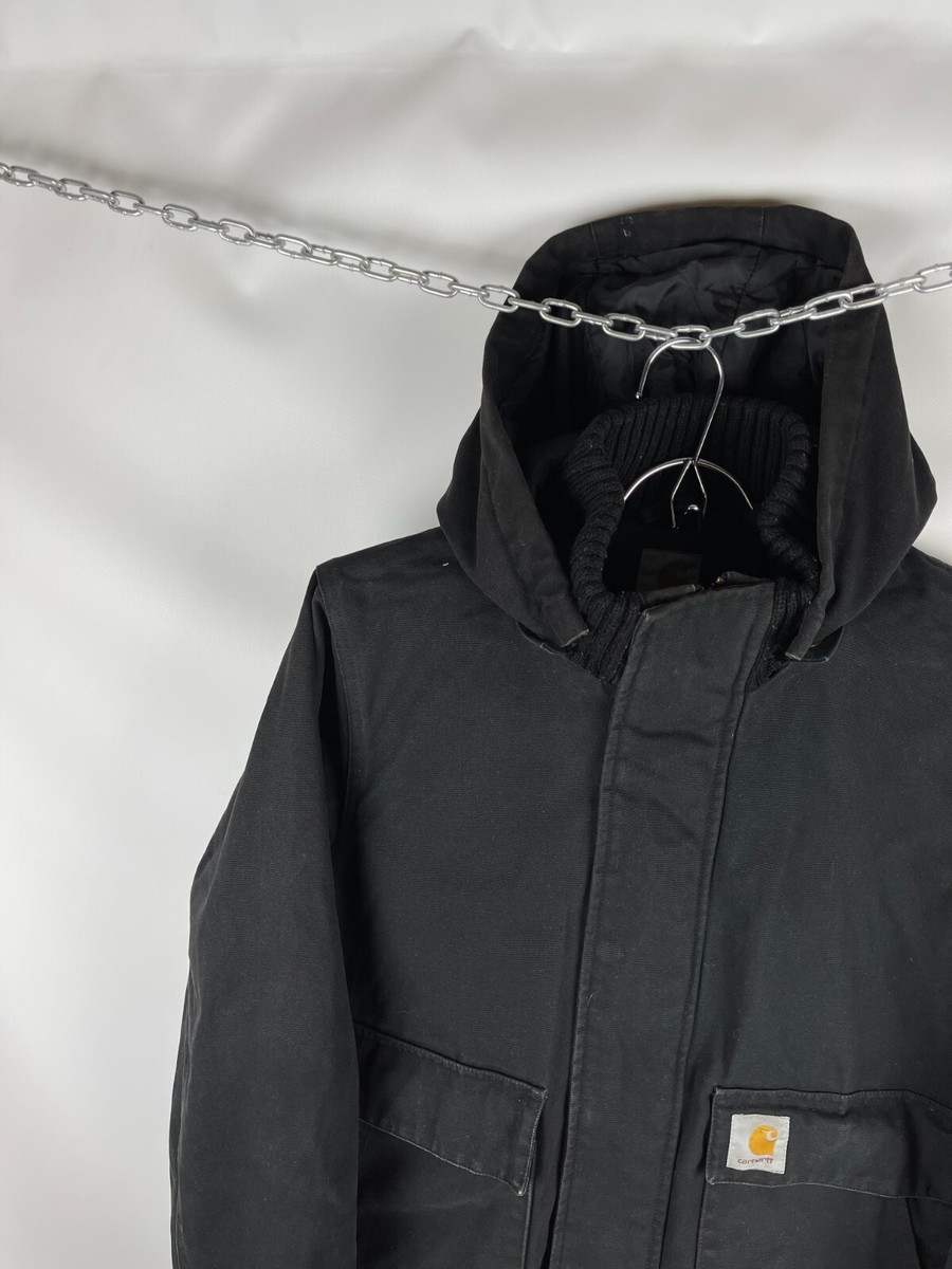【専用:勝山様】00s Vintage Carhartt Hood Black VINTAGE CARHARTT BLACK HOODED ACTIVE JACKET J131BLK SIZE 3XL