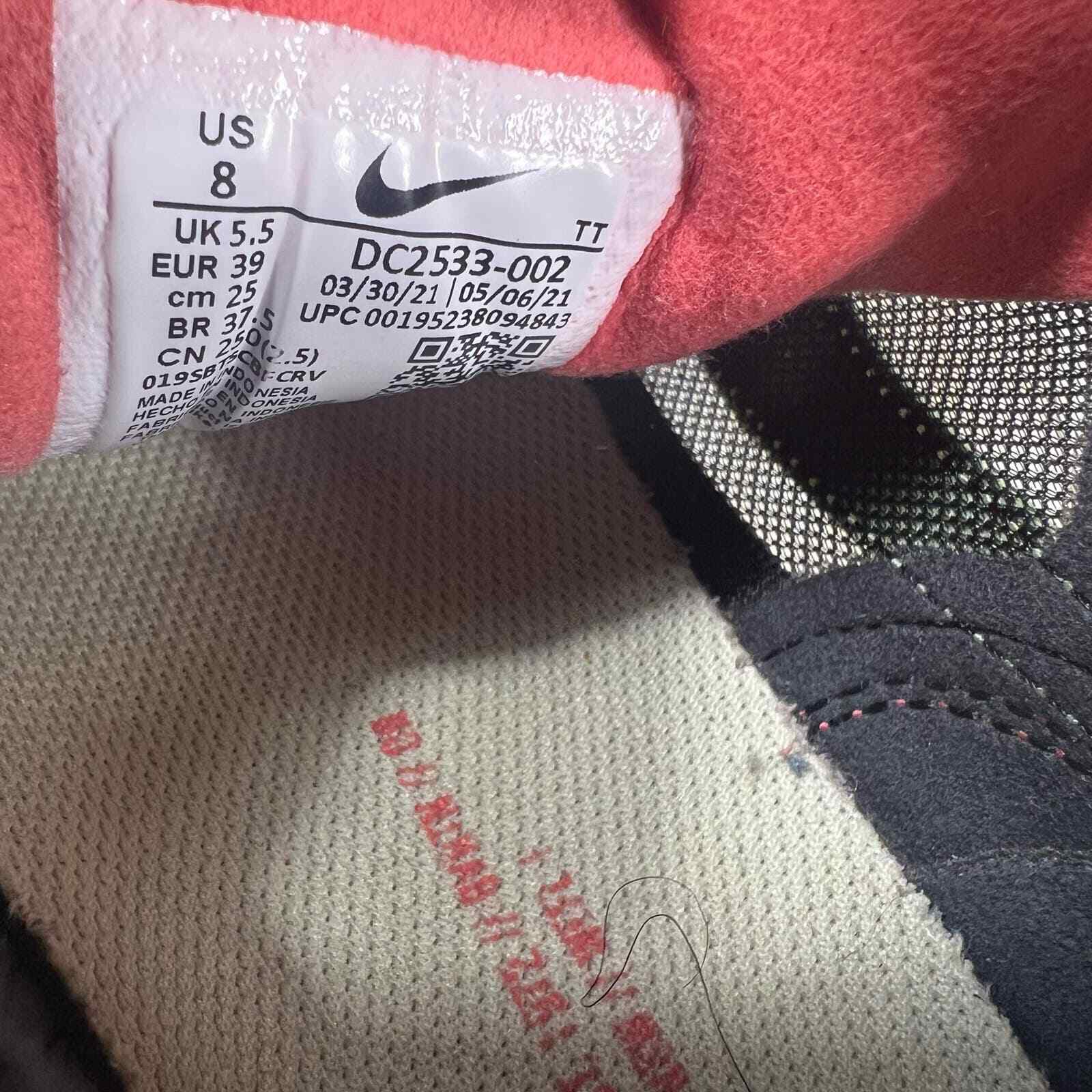 Nike waffle one low Womens 8 black orange thumbnail 8