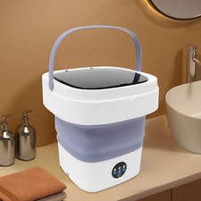 12L Portable Washing Machine 36W Mini Washer Foldable Travel Camping Small Washe
