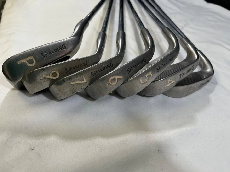 Juego de 7 ejes de potencia Spalding Cannon diestro 34 56 7 9 hierro y palo de golf PW SKU 6763 Foto 4 de 4