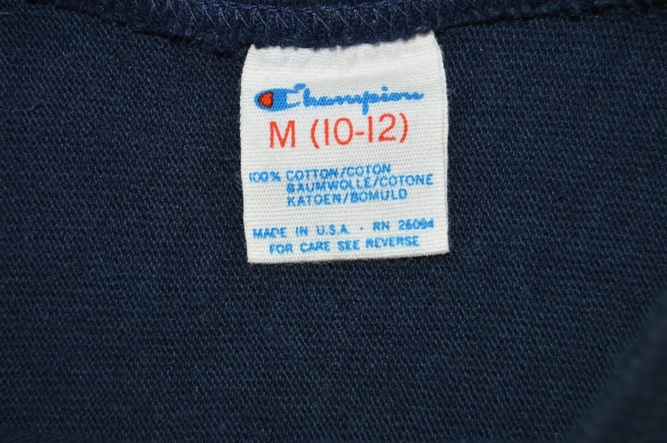 Винтажная футболка 80-х ЧИКАГО МЕДВЕДИ ШЛЕМ ЧЕМПИОН V-ОБРАЗНЫЙ ВЫРЕЗ ФУТБОЛ YM - Изображение 4 из 4