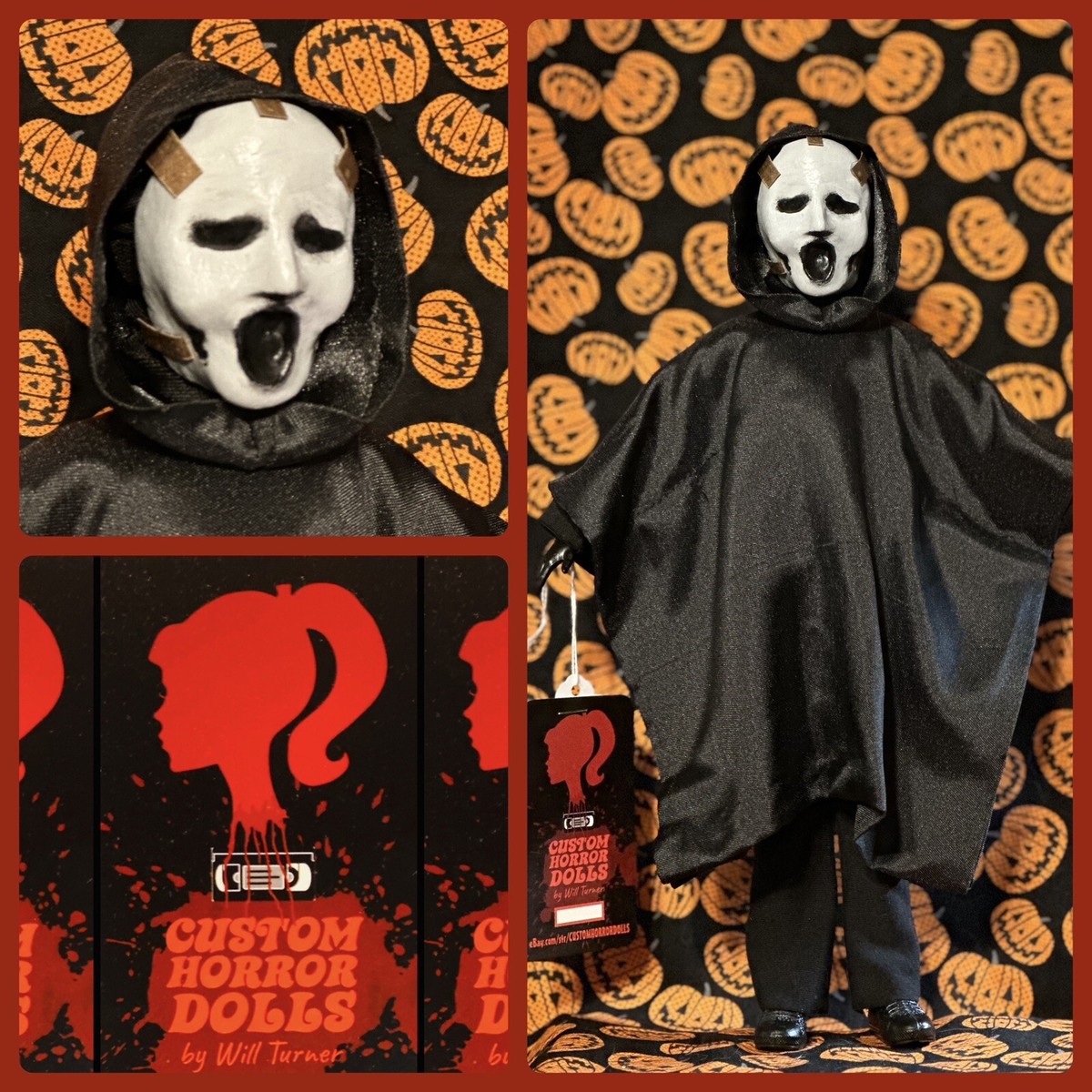 Scream: T.V. Series Brandon James Ghostface CUSTOM HORROR DOLL