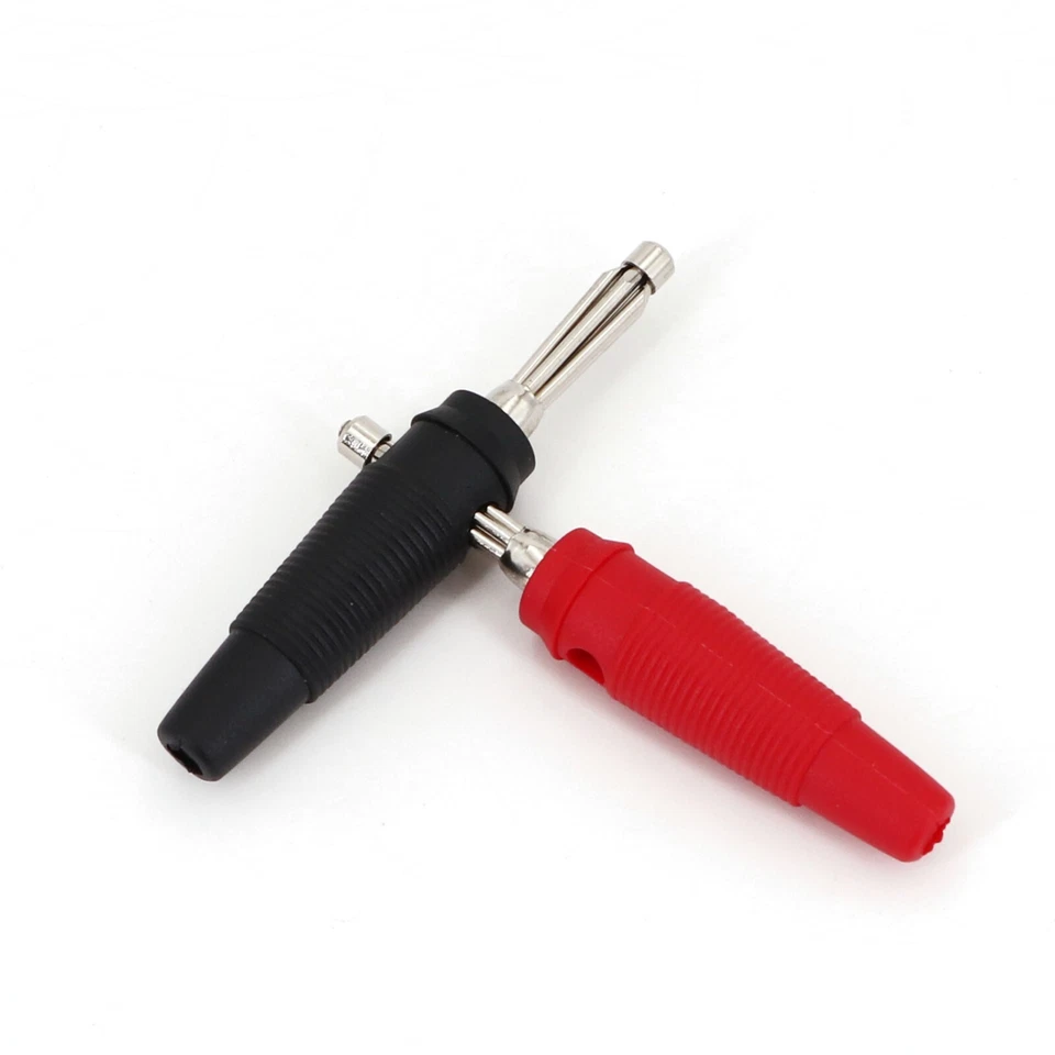 10Pcs Brass High Current 4mm Male Stackable Screw Type Banana Plug Connector - Image 4 of 4