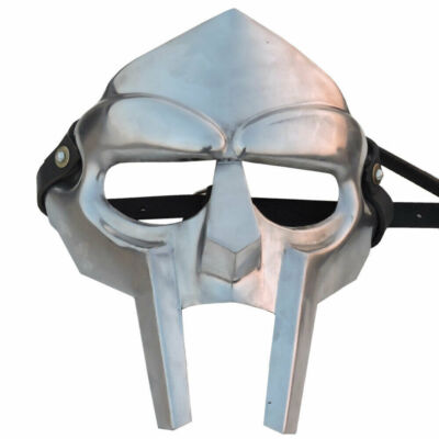 Mf Doom Rapper Madvillain Gladiator Maske 18G Stahl Mit Verstellbar Band Modisch