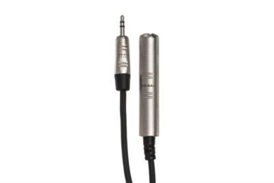 Hosa HXSM-005 Pro Headphone Adaptor Cable, REAN 1/4'' TRS to 3.5 mm TRS - 5 Foot
