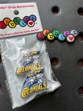 George Washington Colonials 2Pk Authentic Jibbitz Shoe Charms for Crocs. NEW