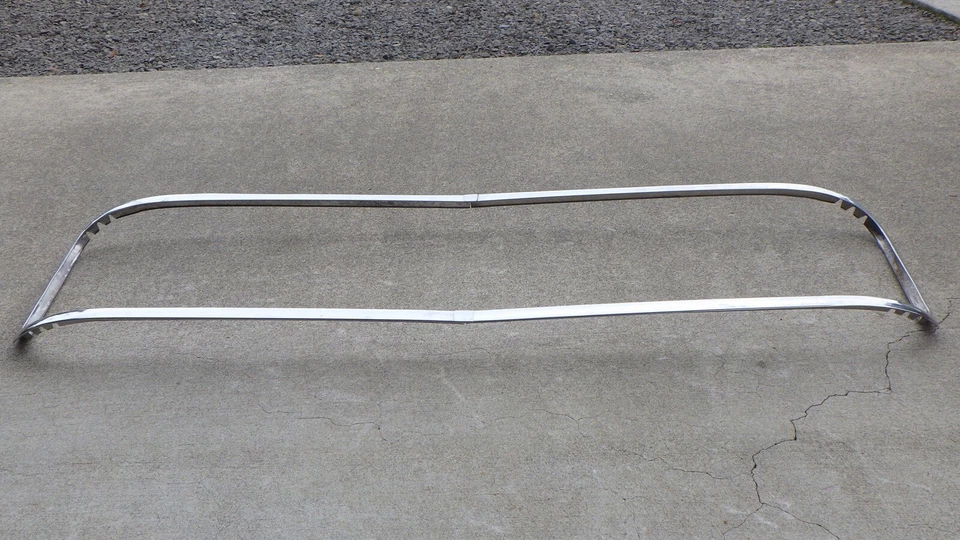 1957 年福特乡村乡绅升降机不锈钢装饰 57 58 Del Rio Ranch Wagon — 第 3/4 张图片