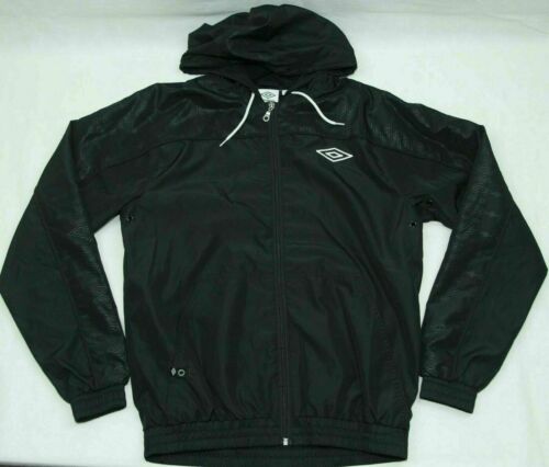 CHAQUETA DEPORTIVA A PRUEBA DE VIENTO UMBRO PARA HOMBRE SUDADERA CON CAPUCHA ...