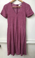 GAP Women s Short Sleeve V Neck Dark Pink Dress Size 0 NWT