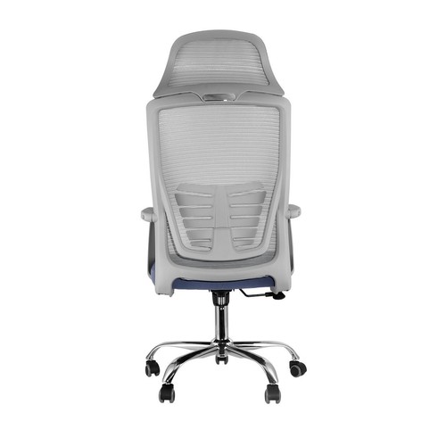 2x Ergonomic Mesh Office Gray Chair Lumbar Support Desk Swivel Computer Chair - Picture 8 of 10