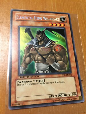 Elemental Hero Wildheart GSE-EN001 LIMITED EDITION Yugioh Card nm