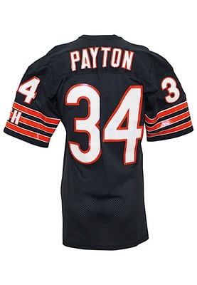 walter payton game worn jersey