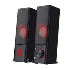 Redragon GS550 PC Gaming Speakers, 2.0 Channel Desktop Computer Sound Bar wit...